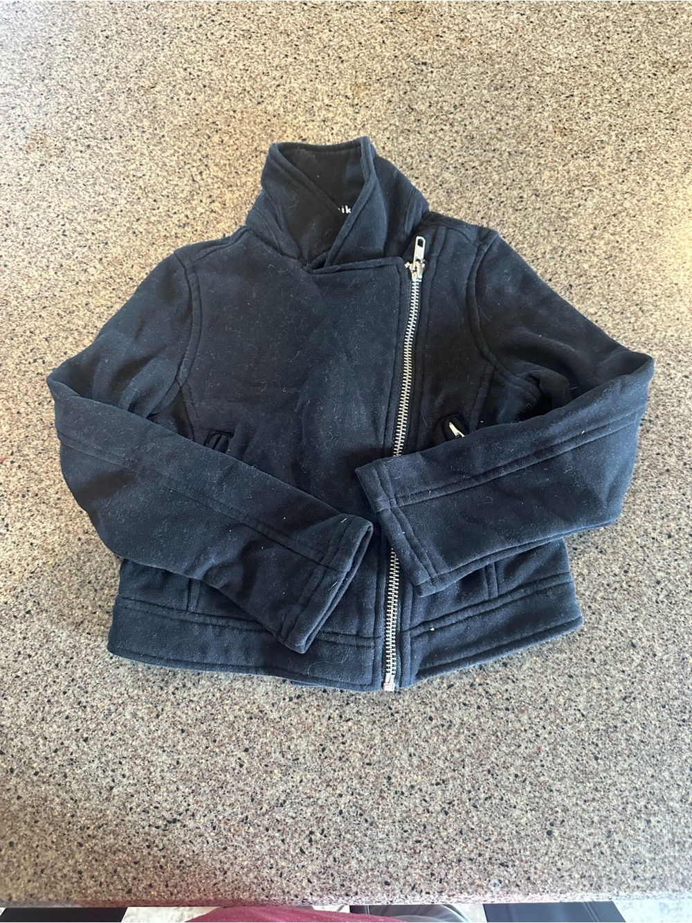 kidpik Girls' Black Moto-Style Jacket